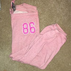 Pink sweats